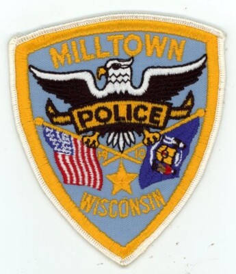 WISCONSIN WI MILLTOWN POLICE NICE SHOULDER PATCH SHERIFF | eBay