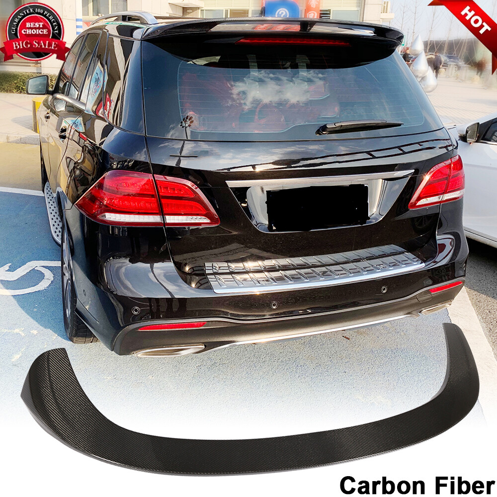 Fits Mercedes GLE-Class W166 GLE350 GLE43  REAL CARBON Rear Roof Spoiler Wing