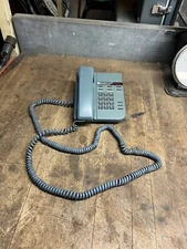 VTG Retro ITT TDS Northern Telecom Blue Desk Telephone Touchtone Push Button