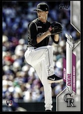 2020 Topps Update #U-16 Phillip Diehl Rookie Colorado Rockies