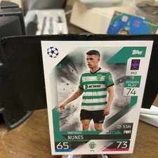 2022-23 Topps Match Attax UEFA Soccer #314 Matheus Nunes Portugal