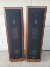 Vintage Infinity Irs Epsilon Speakers Pair W/ Servo Controller & Cables