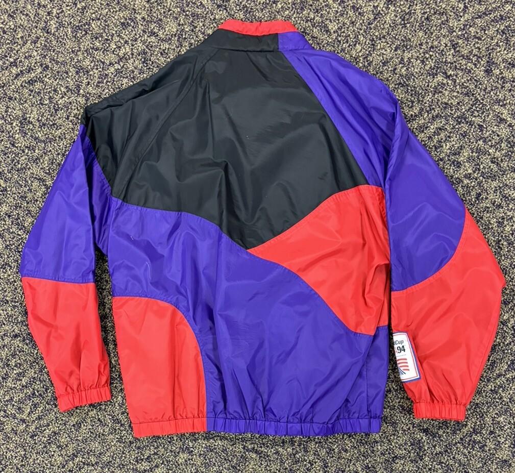 1994 WORLD CUP LOS ANGELES APEX ONE WINDBREAKER JACKET ZIP 1994 WORLD CUP LOS ANGELES APEX ONE WINDBREAKER JACKET ZIP