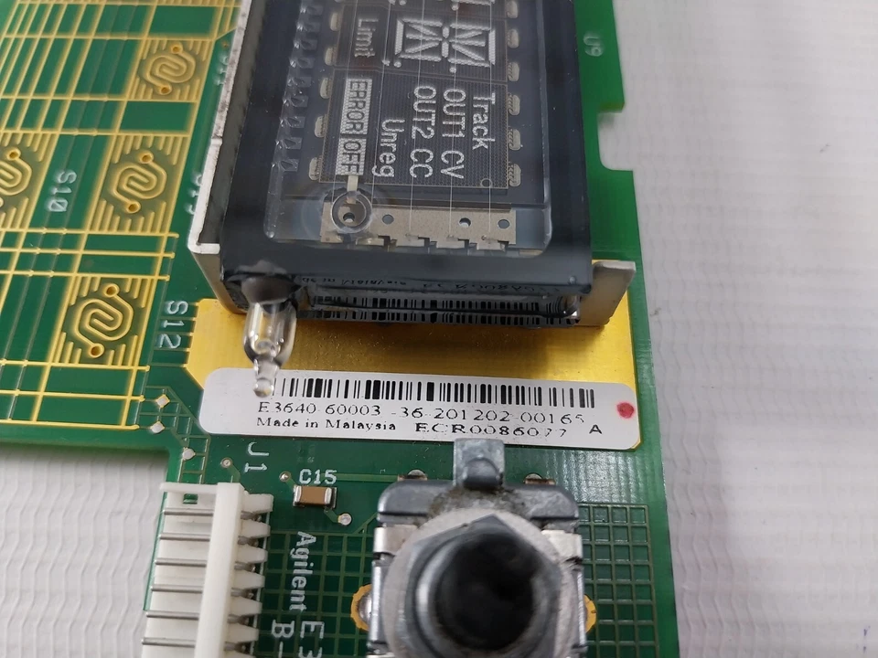 AGILENT E3640-60003 Alphanumeric VFD Display PCB Board Unit for DC Power Supply - Image 3 of 4