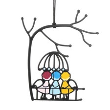 Pendant Sun Catcher Garden Stained Glass Angel Love Window Hangings Couples