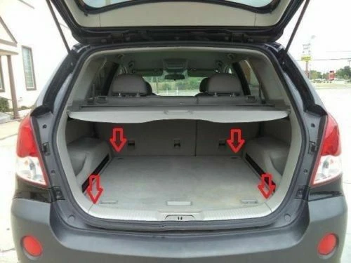 Red de carga de malla organizadora estilo piso maletero trasero para SATURN VUE 2008-2010 nueva Foto 2 de 4