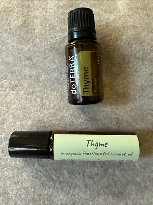Homemade Essential Oil Roll On Bottle  ~ doTERRA Thyme 10ml