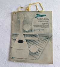 Zenith high fidelity solid-state stereo 60W A...