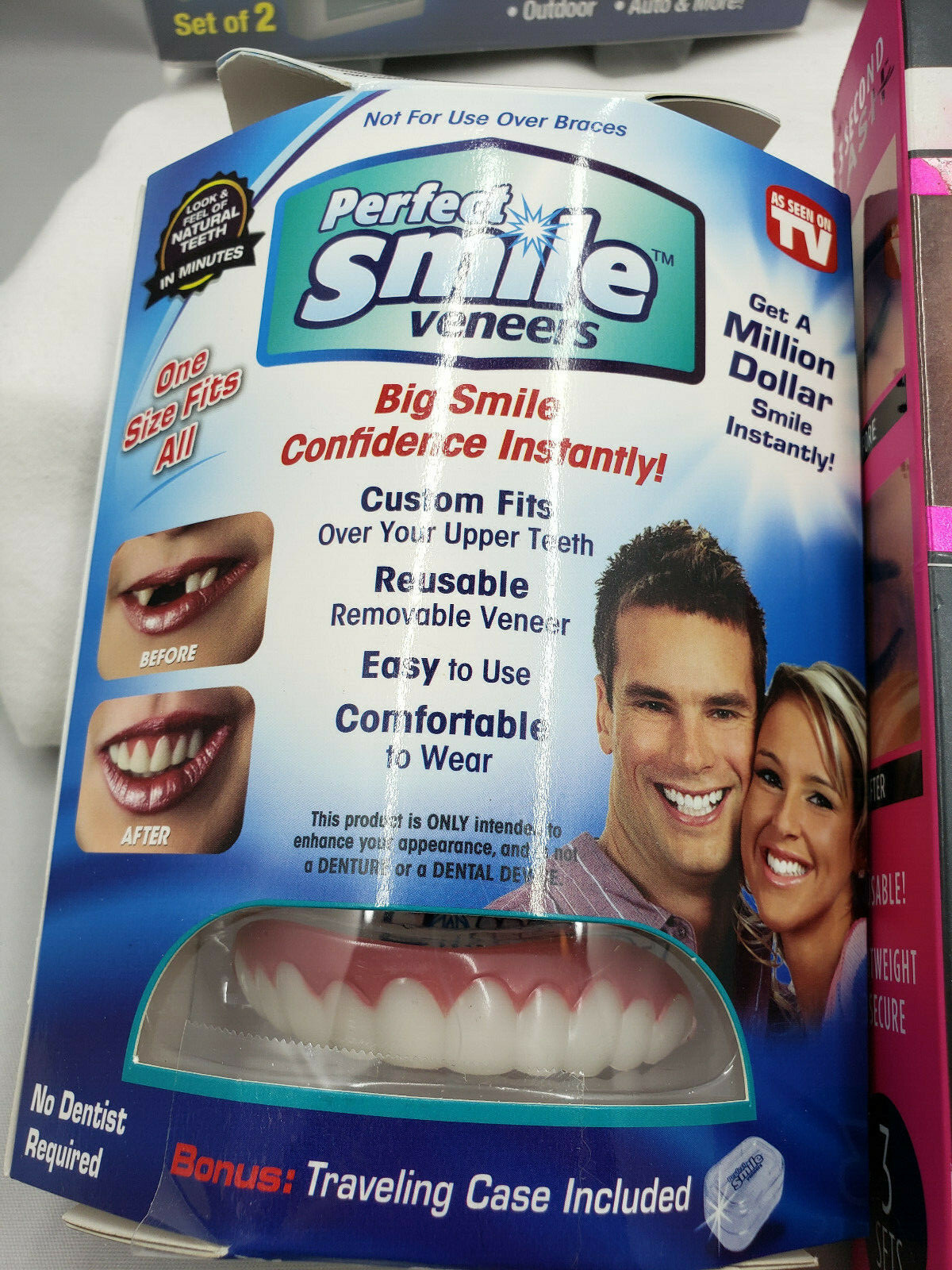 AS SEEN ON LOT SENSOR BRITE / PERFECT SMILE / SUPER BRIGHT SWITCH / 3 SEC LASH