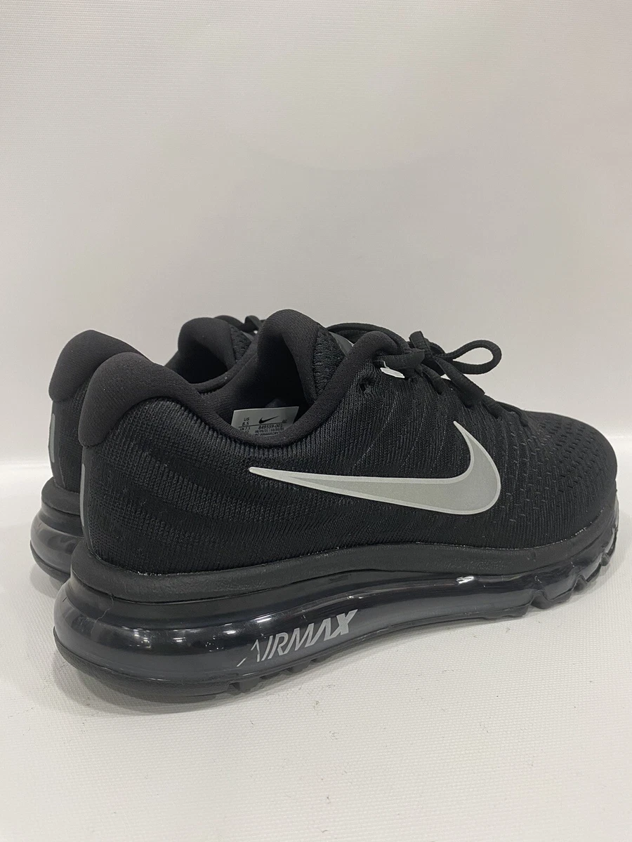 Nike Air Max 2017 Men's Shoes Black Anthracite White 849559 001 Sz 8.5(26.5cm)