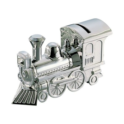 Creative Gifts International Pewter Train Bank for , Newborn Gift, Polished S...