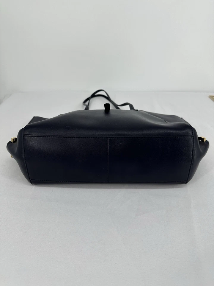 Bolso de Mano Cartera ZAC ZAC POSEN Azul Oscuro Plegado Cuero Refuerzo Foto 4 de 4