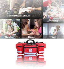 First Aid Kit Bag Portable Storage Bag Package For Hiking Travel Home Emergency 