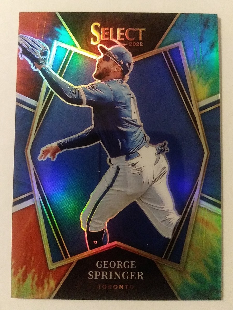 2022 Panini Select George Springer #'d 2/20 Tie Dye Premier
