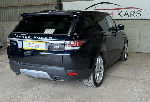 STUNNING 2016 MARIANA BLACK RANGE ROVER SPORT 3.0 SDV6 HSE 1 OWNER FLRSH EURO 6 - Picture 13 of 24