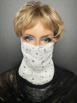 Washable Face Scarf Mask for Women with Ear Loop Face Mask