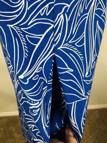 Tommy Bahama Dress Size M Raquet & Paddle Upf 50 Blue White Golf Active Tennis - Picture 7 of 10