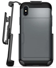 Belt Clip Holster for Spigen Slim Armor CS Case - iPhone X (case not included)
