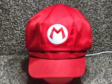 Super Mario Brothers Red One Size Fits Most Costume Cosplay Hat/Cap