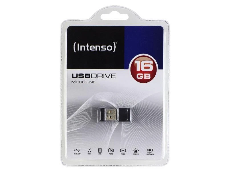 16 GB Memory Stick INTENSO Micro Line USB 2.0 Flashdrive Mini Stick Nano - Image 2 of 2
