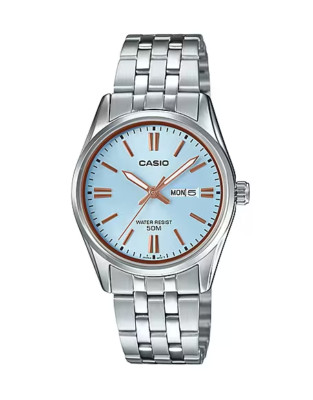 Casio Stainless Steel Case Bracelet Women's Blue Dial Wrist Watch LTP-1335D-2A