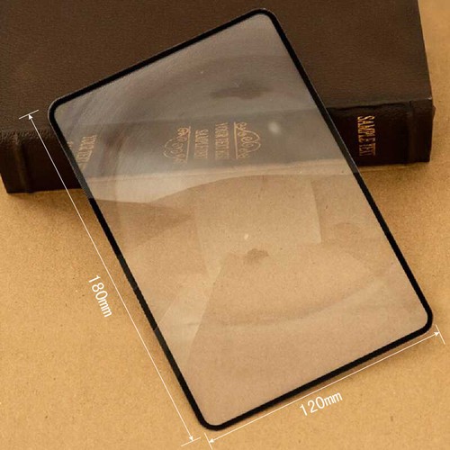 A5 Full Page Large Magnifier Page Glass Reading Aid Lens Magnifying Glass L-ZY - Picture 3 of 10