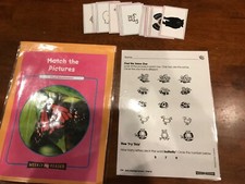 Match the Pictures Visual Grades PreK-K Language Arts file folder game teacher