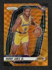 2024-25 Panini Prizm Bronny James Jr. Rookie RC Orange Wave Prizm 07/60 #243