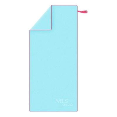 Serviette microfibre bleu clair NAR13 200 x 90 cm NILS AQUA - Photo 1/4