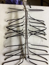 5 Tier Set of 3 Hanger Non Slip Stainless Steel Shirt Hanger Multi Organizer