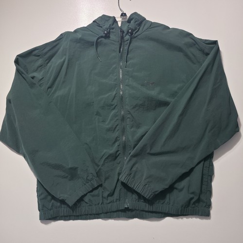 Greg Norman Vintage Y2K Jacket Mens Large Windbreaker Lightweight Full Zip