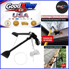 Gutter Cleaning Tool Extension Pole Leaf Remo...