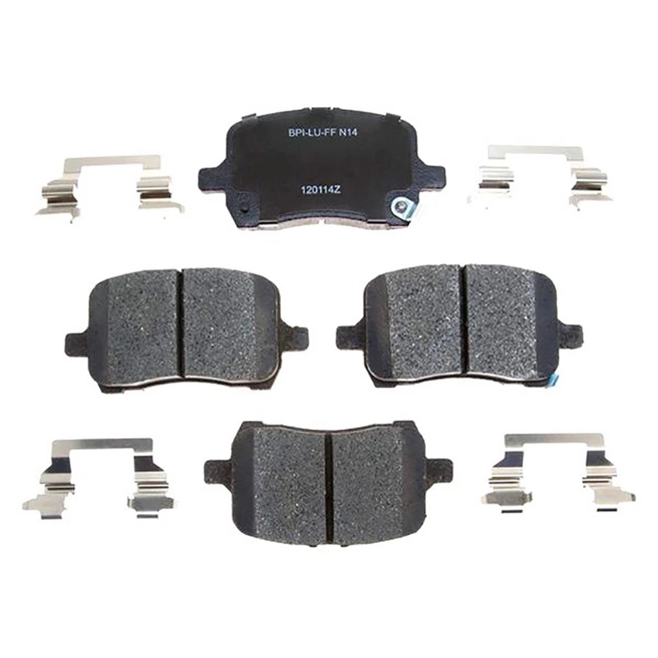 Rotores de freno delanteros + pastillas de freno de cerámica y accesorios para Chevrolet Malibu 2004 Foto 2 de 4