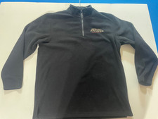 Harley-Davidson Men's Black Fleece Pullover Sweatshirt HD Logo Size Large