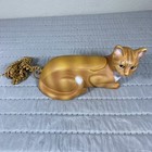 New ListingVintage Kcl Technology Telemania Cat Telephone Yellow Orange Corded Landline