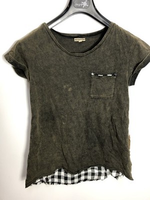 KHUJO women's T-shirts model: mono green S