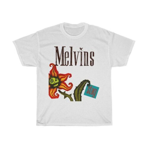 Melvins Stag Shirt Funny Birthday White Cotton Tee Vintage Gift For Men Women