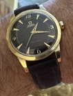 OMEGA SEAMASTER AUTOMATIC 1961  14 K  G. F. GX6250 Black Dial Vintage Mens Watch