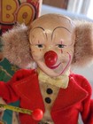 Old 1950s Battery Operated Bimbo The Drumming Clown In Box Japan - Cdbd Head — photo 3