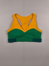 Fabletics Colorblock Racerback Sports Bra Size L