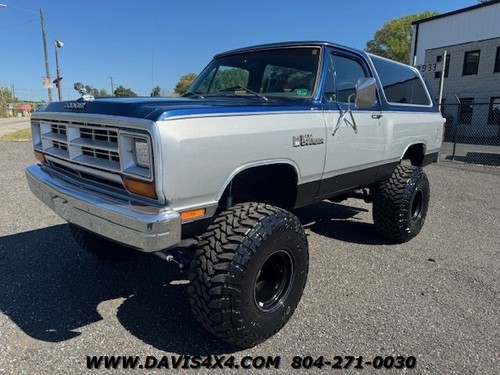 1987 Dodge Ramcharger 150 Lifted 4x4 SUV Project