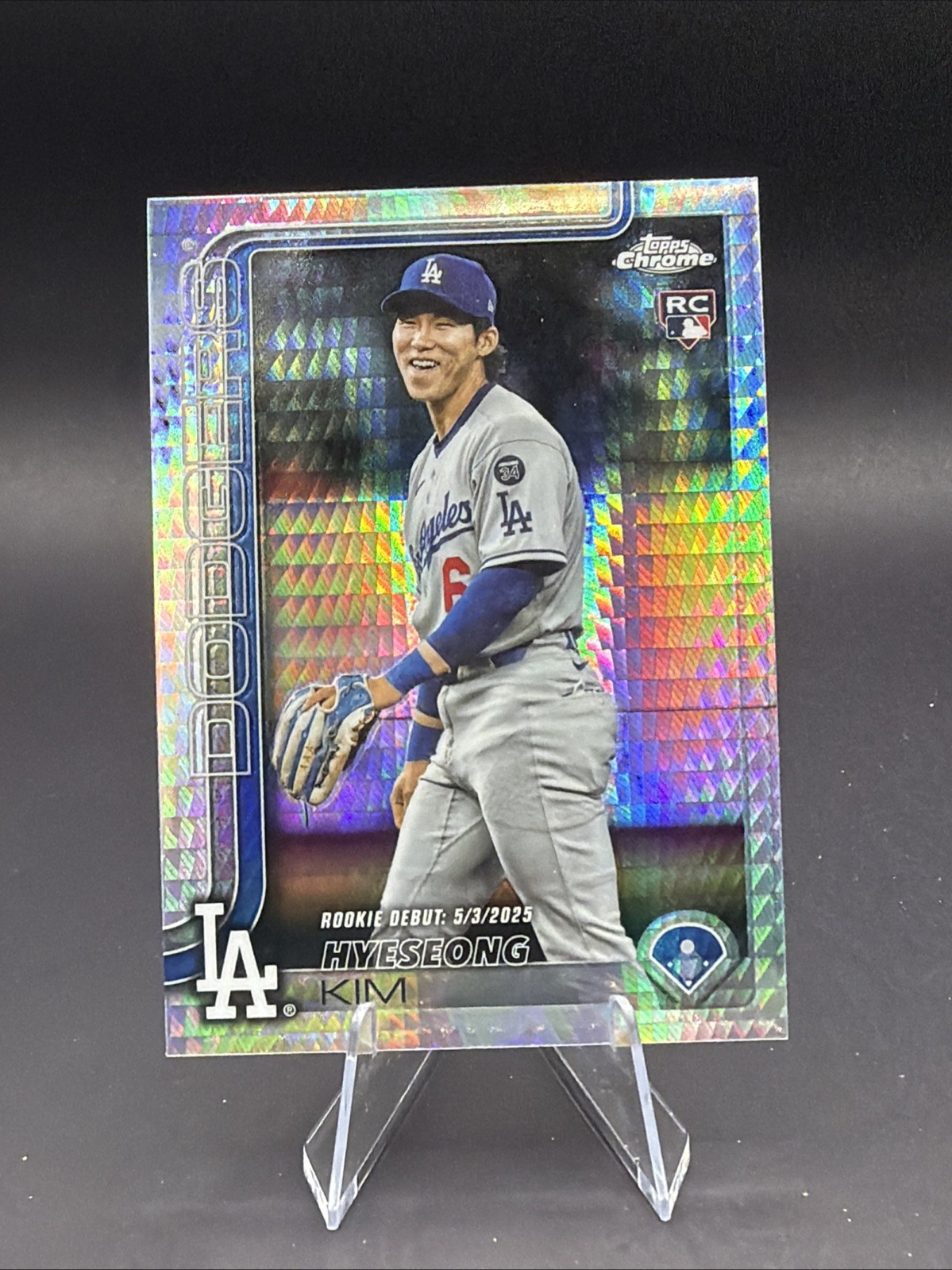 2025 Topps Chrome Update Series - Hyeseong Kim #USC149 Prism Refractor (RC)