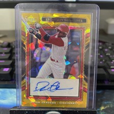 2025 Panini Select - Legendary Signatures Deion Sanders #LS-DS Gold Prizm /10