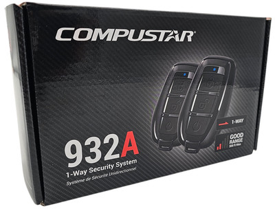 Compustar CS932-A 1-Way LED G17 300ft Range (Without Siren) Security Alarm Kit
