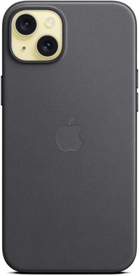 Original / Offizielle Apple iPhone 15 Plus FineWoven Hülle / Cover - Schwarz - Neu