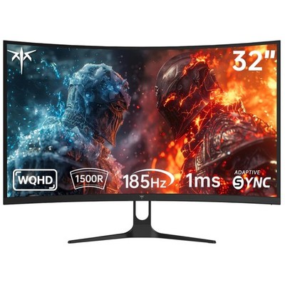 Gaming Monitor 32 Zoll Curved QHD 185Hz 1ms Freesync HDMI Displayport