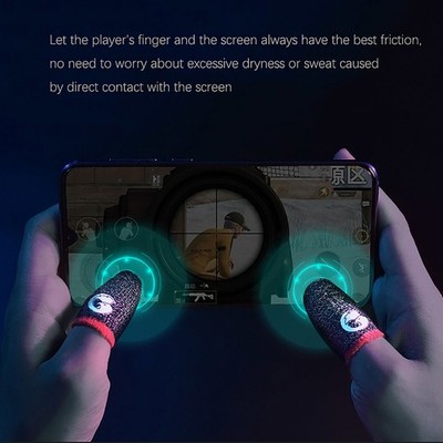 Touch Controller Thumbs Sleeve PUBG Mobile Phone Game Sweat-proof Fingers Gloves