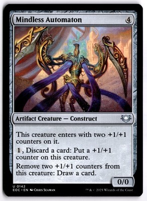 Mindless Automaton NM EOC Commander: Edge of Eternities MTG