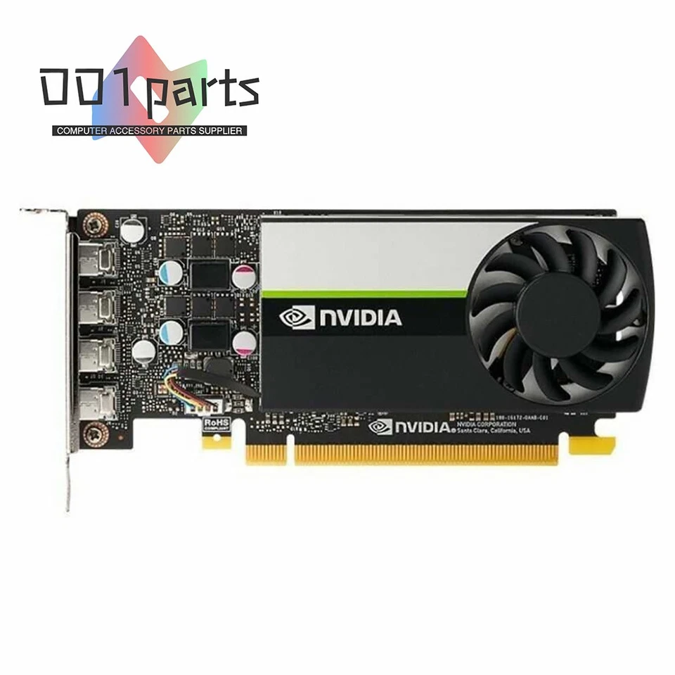 NVIDIA RTX T1000 8GB Graphic Card GDDR6 PCI Express 3.0 - Image 3 of 3
