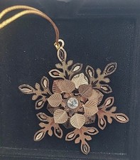 ChemArt Design Made in USA Christmas Ornament Sparkling Snowflake